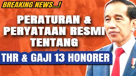 Berita Honorer Terbaru Ini Aturan Gaji 13 Dan Thr Honorer Info Pppk