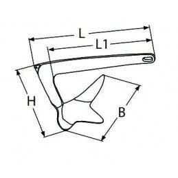 Ancres en Inox FHD Inox 15 Kg pour bateau jusqu à 12 50 m