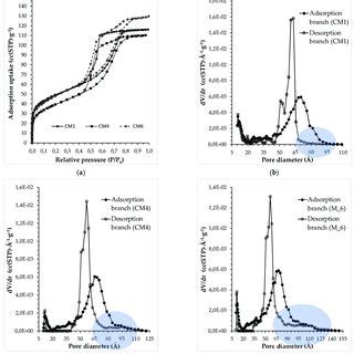 A N Adsorption Isotherms At K For The Cm Cm And Cm