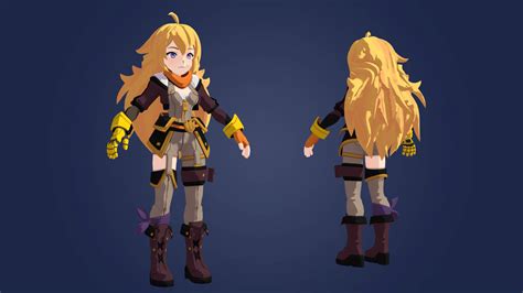 Rwbyarrowfell Yang Xiao Long Dl By Maylog On Deviantart