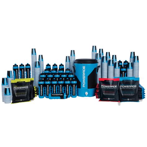Powerade® Team Hydration Kit Cooler Bottles Cups And Powder