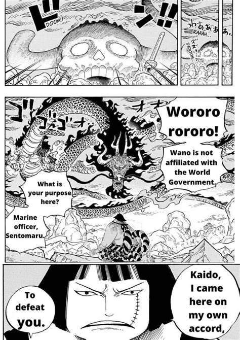 One piece Fake chapter 1059: Sentomaru vs Kaido. : r/Piratefolk