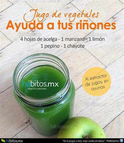 Jugo De Vegetales Ayuda A Tus Ri Ones H Bitos Health Coaching