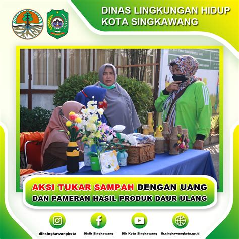 Aksi Tukar Sampah Dengan Uang Dan Pameran Hasil Produk Daur Ulang Hari