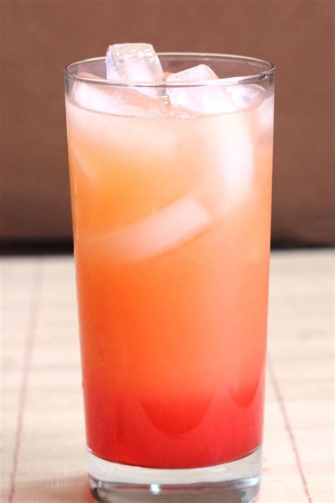 Vodka Sunrise Cocktail Drink Recipe With Vodka Orange Juice And