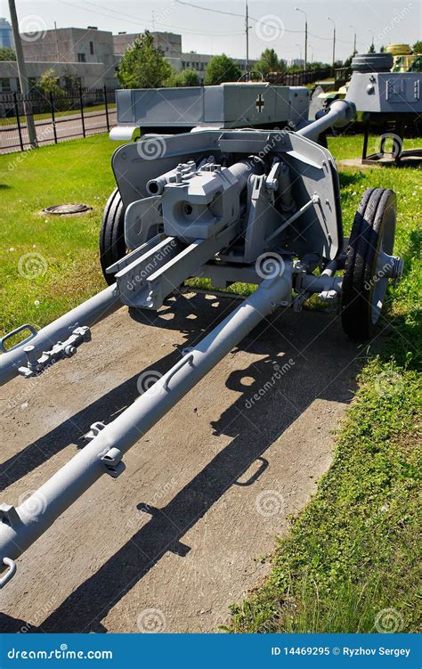 German Anti Tank Gun Pak Mm Sample In Stock Image Image Of