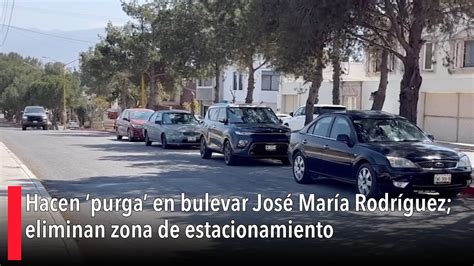 Hacen purga en bulevar José María Rodríguez eliminan zona de