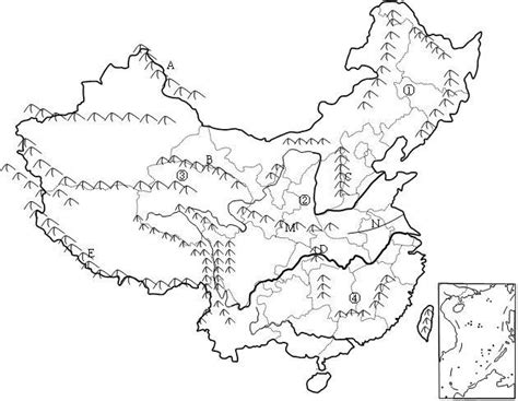 中国地理空白图素材 word文档在线阅读与下载 免费文档