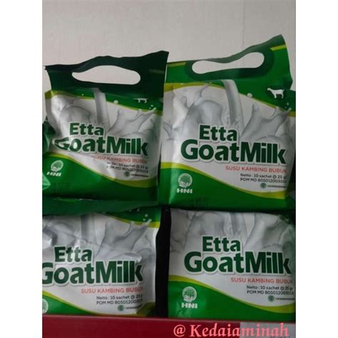 Jual Etta Goat Milk Susu Kambing Hni Shopee Indonesia