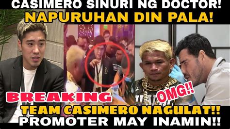 BREAKING CASIMERO KALAGAYAN AFTER FIGHTS PROMOTER MAY INAMIN TEAM