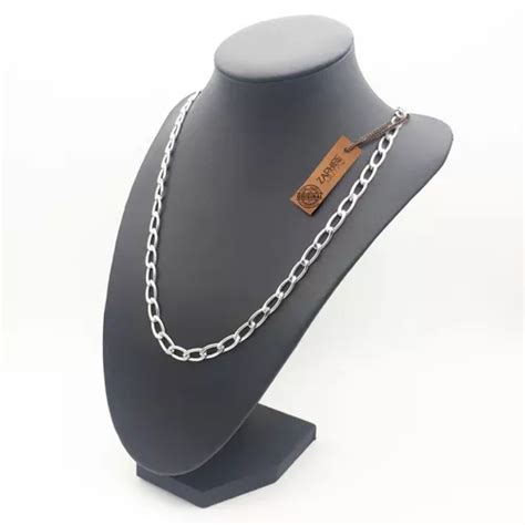 Cadena Collar Hombre Eslabon Cubano Mm Acero Quir Rgico