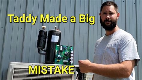 How To Replace Mini Split Compressor And Inverter Board Youtube