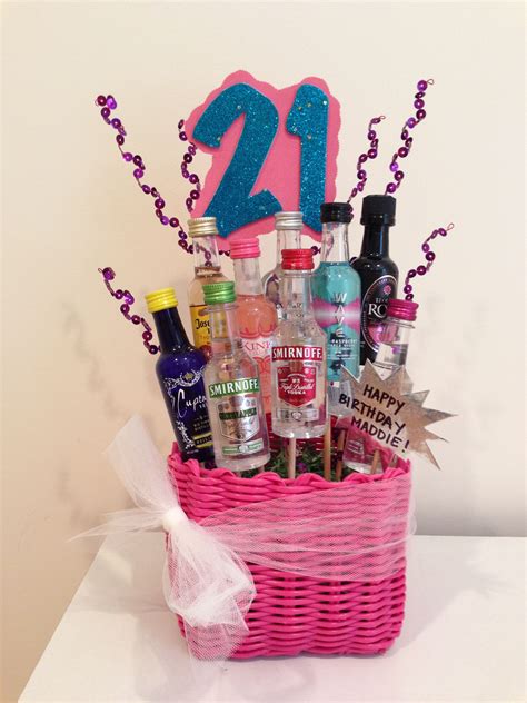 21st Birthday Gift Basket Great Idea I M So Going To Do This For My