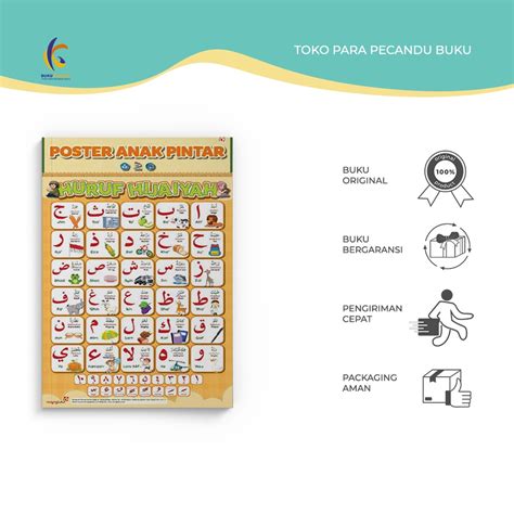 Jual Poster Referensi Poster Anak Pintar Huruf Hijaiyah Ruang Kata