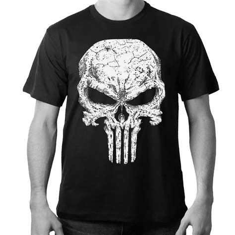 Camiseta Masculina Estampa Justiceiro The Punisher Personalizada