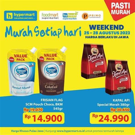 Harga Promo Jsm Hypermart Terbaru Sabtu Agustus Promo Diskon