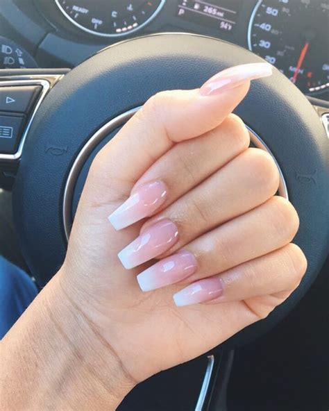 Pinterest Lzybtch Natural Acrylic Nails Acrylic Nails Coffin