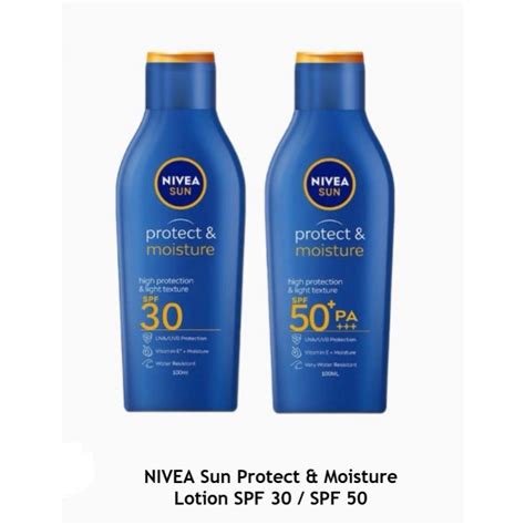 Nivea Sun Protect And Moisture Lotion Spf 30spf 50 Pa 100ml Shopee Philippines