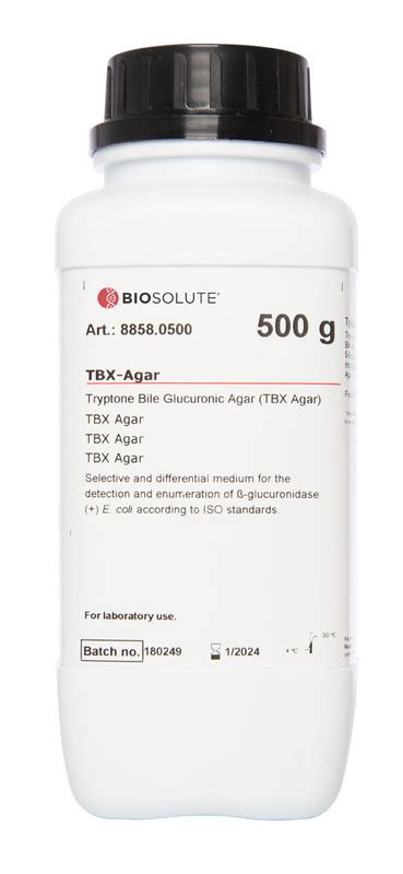 Tbx Agar Tryptone Bile Glucuronic Agar Selective And Differential