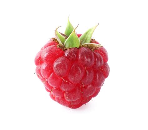 Premium Photo Delicious Fresh Ripe Raspberry Isolated On White