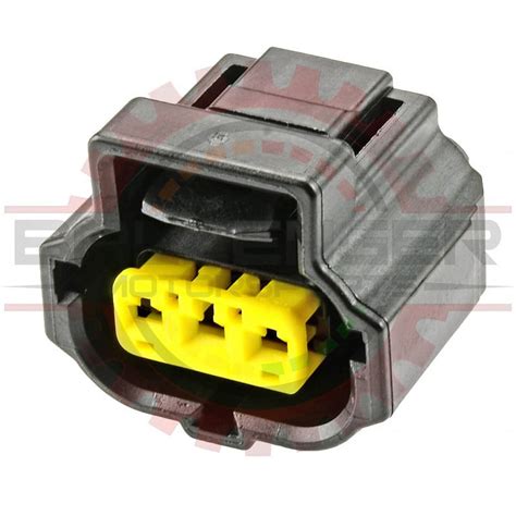 Ballenger Motorsports 3 Way Sensor Plug Connector Assembly Black