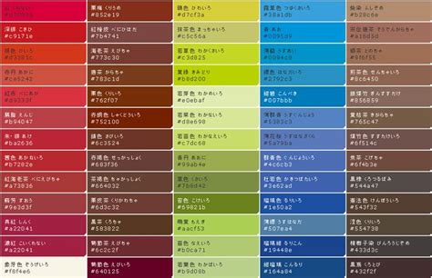 Japans Traditional Colors Color Dictionary Of Japan No4 日本の伝統色 和色大