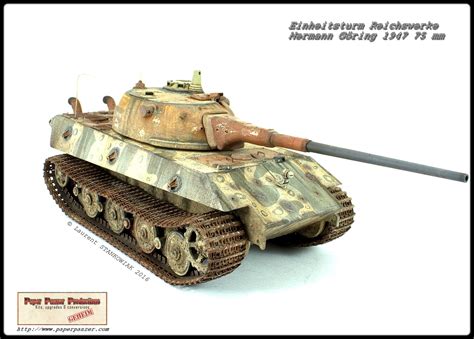 S Tank Models Einheitsturm Reichswerke Hermann G Ring Mm