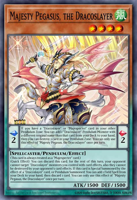 Majesty Pegasus The Dracoslayer Yu Gi Oh Card Database YGOPRODeck