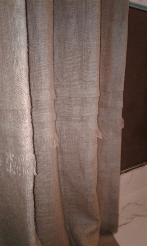 Cortina De Arpillera Curtains Home Decor Burlap Curtains Blinds