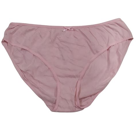 Uk 14 Bhs Pink Cotton Panty Okriks