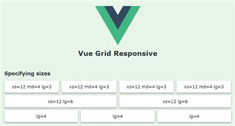 Responsive Grid System Based On Bootstrap For Vue