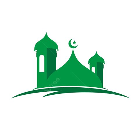 Gambar Logo Masjid Hijau Png Vektor Psd Dan Untuk Muat Turun Percuma Pngtree