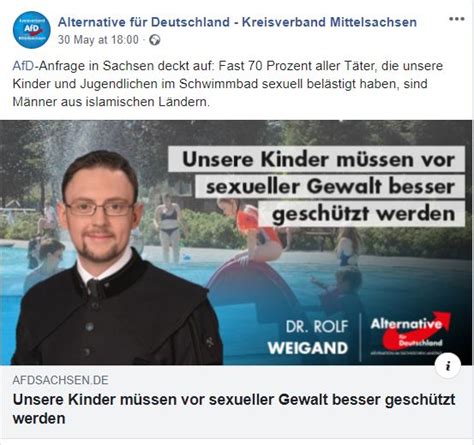 Sexuelle Belästigung In Schwimmbädern So Täuscht Die Afd Sachsen Ihre