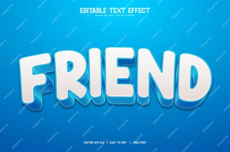 Premium Vector Editable 3d Text Effect Styles