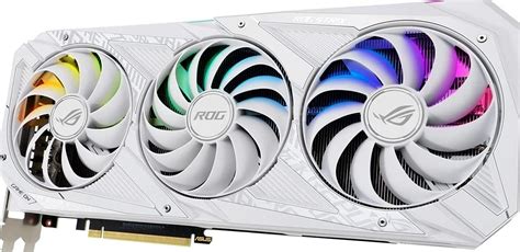 Asus Rog Strix GeForce RTX 3080 V2 White OC Edition LHR Graphics Card