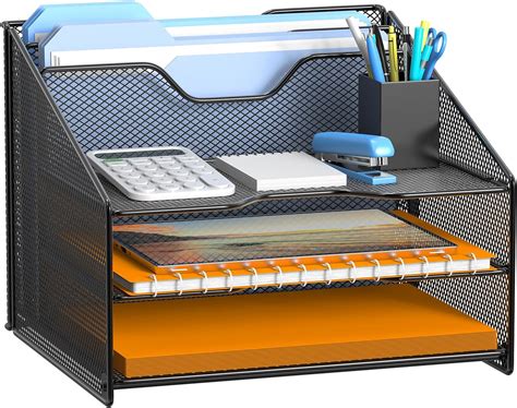 Samstar Mesh Desk File Organizer Letter Tray Holder Desktop File