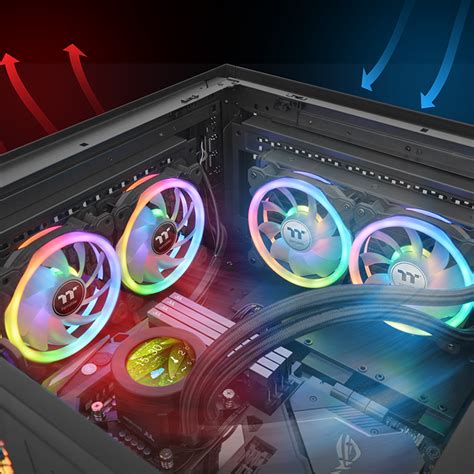 ThermaltakeThermaltake SWAFAN 12 RGB Radiator Fan 3 Fan Pack Thermaltake