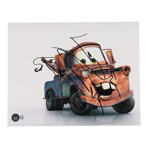 Larry the Cable Guy Signed "Cars" 8x10 Photo (Beckett) | Pristine Auction