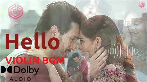 Hello Taqdeer Movie Violin BGM Music By Dolby Audio Akhil Kalyani