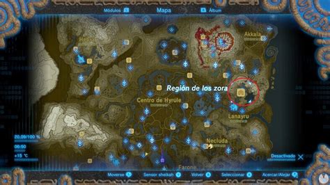 Encontrar A Los Zora Gerudo Goron Y Orni En Zelda Breath Of The Wild