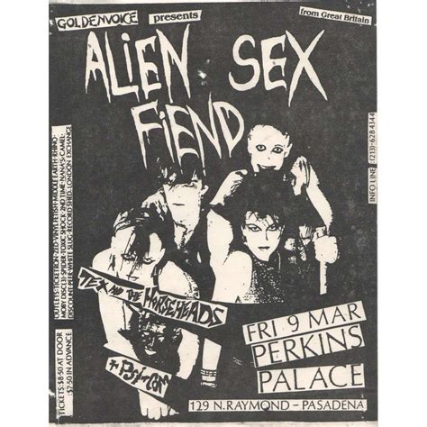 Perkins Palace Fri 9 Mar Usa 80s Original Promo Concert Punk Poster