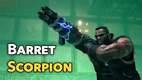 Barret Blasts Scorpion Sentinel Hard Mode Gatling Gun Youtube