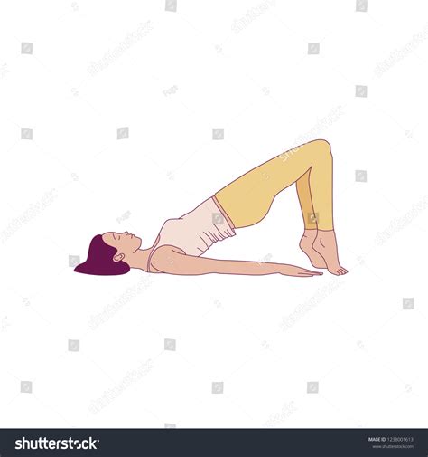 Exercises Strengthen Muscles Vagina Pelvic Floor Stock Vector Royalty Free 1238001613