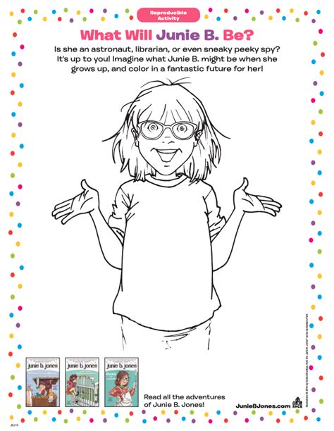 Free Printable Junie B Jones Coloring Pages