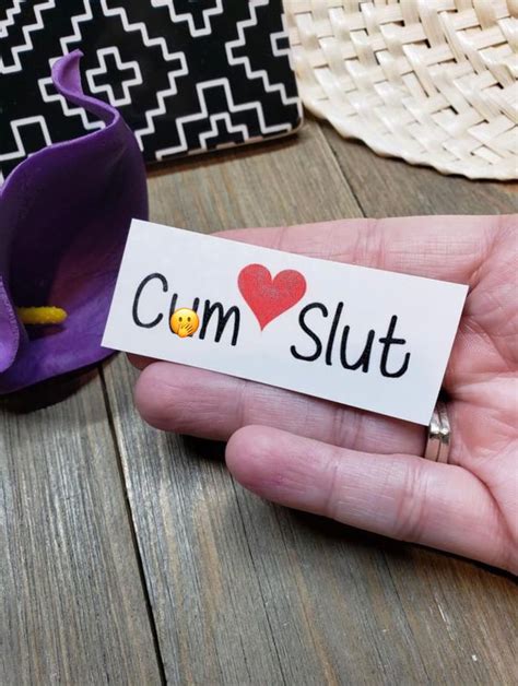 Cum Slut Temporary Tattoos Sex Tattoo Xxx Sexy Striptease Strip