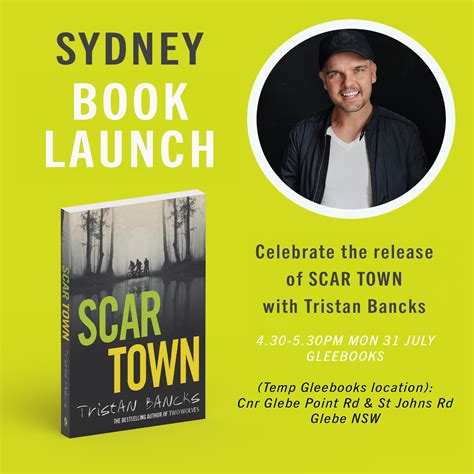 Brisbane Sydney And Byron Bay Meet Author Tristan Bancks At Scar