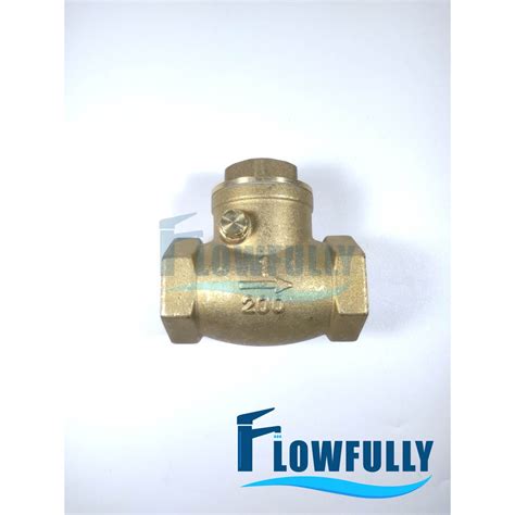 Jual Check Valve Kuningan 1 Inch Onda Tabok Tusla Klep Shopee Indonesia