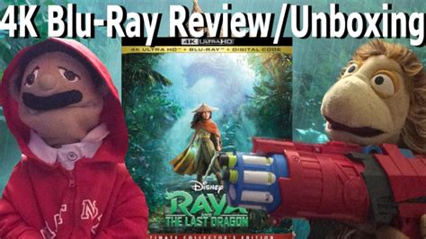 Raya And The Last Dragon 4k Blu Ray Reviewunboxing Puppet Review