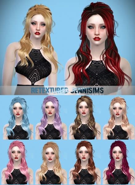 Jenni Sims Butterflysims 88 And Newsea`s Evergreen Hairstyles