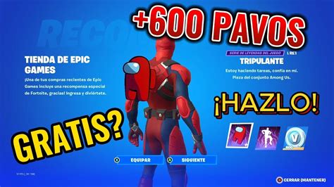 Consigue Gratis 600 Pavos Y Cosmeticos De Among Us En Fortnite